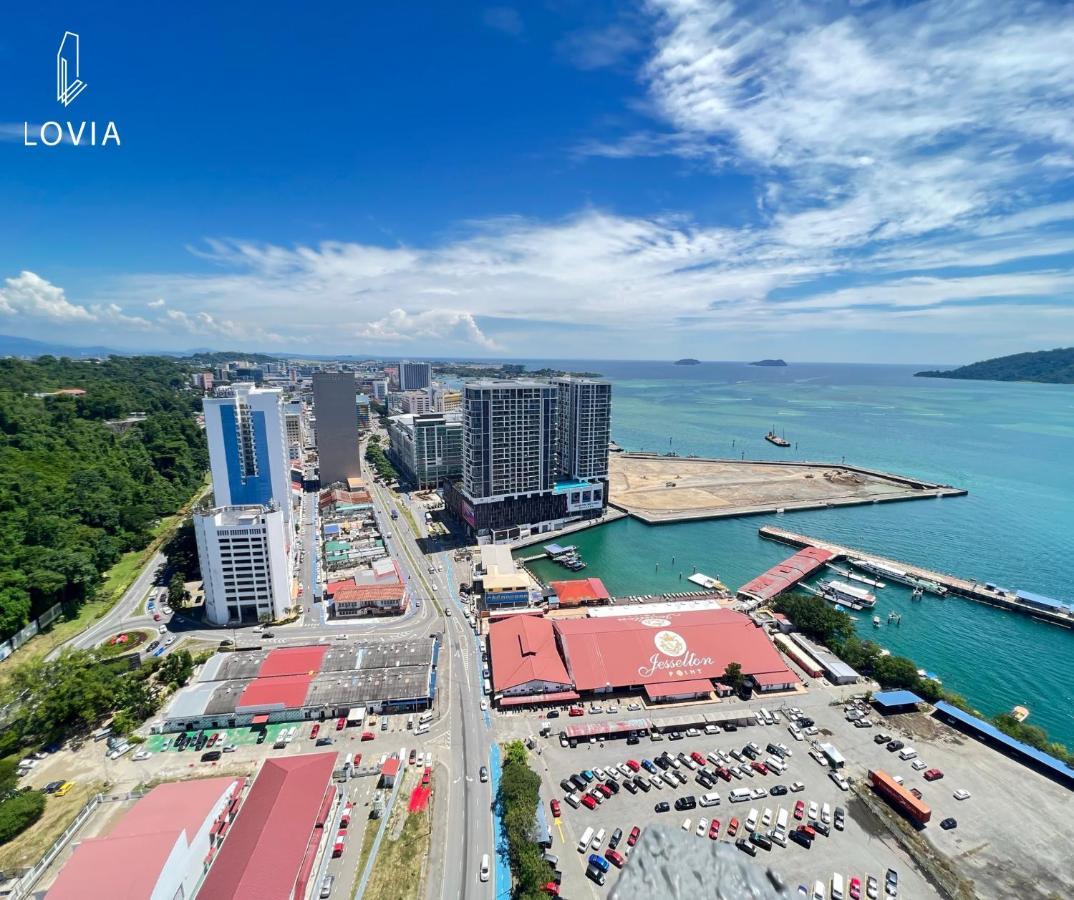 Jesselton Quay Kk Sea View Or View By Lovia Apartemen *