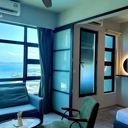 Jesselton Quay Kk Sea View Or City View By Lovia Kota Kinabalu Bagian luar foto